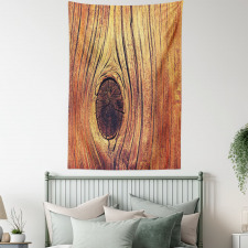 Aged Wooden Texture Tapestry