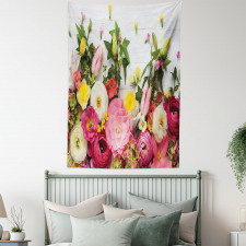 Rustic Home Rose Flowers Tapestry