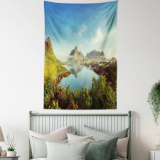 Sunny Fall Day Image Tapestry