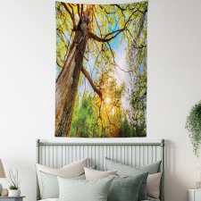 Vibrant Summer Sky Tapestry