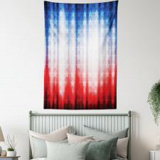 Abstract Digital Star Tapestry