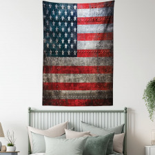 US Flag Plate Tapestry