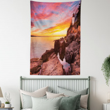 Harbor Sea Shore Sky Tapestry