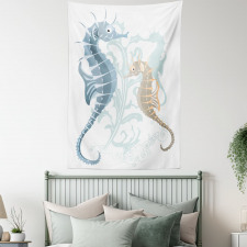 Fishes in Soft Tones Tapestry