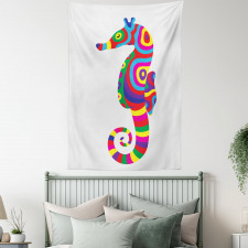 Funny Colorful Fauna Tapestry