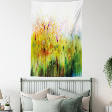 Violet Garden Flower Tapestry