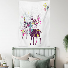 Reindeer Ornaments Tapestry