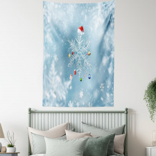 Noel Ornate Snowflake Tapestry