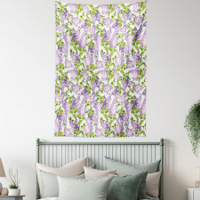 Botanic Spring Plants Tapestry