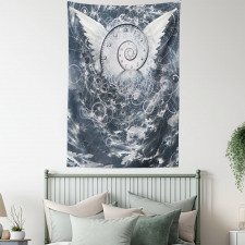 Surreal Cloud Paint Tapestry