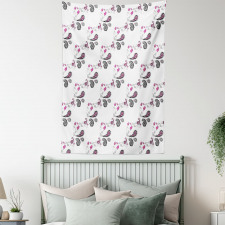 Abstract Ivy Patterns Tapestry