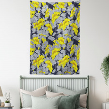 Contrast Tones Florets Tapestry