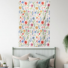 Soft Colored Floret Tapestry