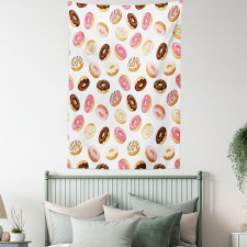 American Dessert Donuts Tapestry