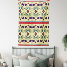 Peacock Pattern Tapestry