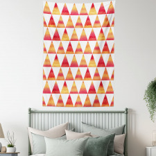Triangle Geometric Art Tapestry