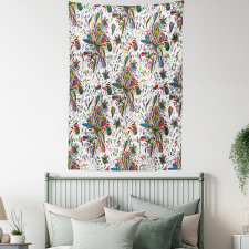 Flora Pattern Tapestry