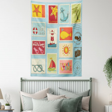 Nautical Theme Anchor Tapestry