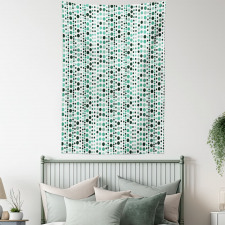 Geometrical Circles Dots Tapestry