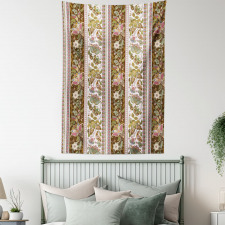 Persian Floral Pattern Tapestry