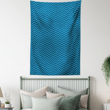 Zigzags Chevron Lines Tapestry