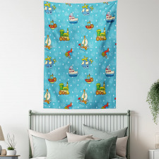 Cartoon Style Toy Tapestry