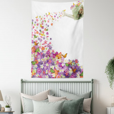 Flowers Watering Pot Tapestry