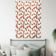 Cherry Fruit Pattern Tapestry