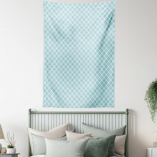 Squares Lines Geometric Tapestry