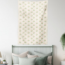 Vintage Rose Pink Petals Tapestry