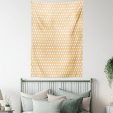 White Polka Dots Classic Tapestry