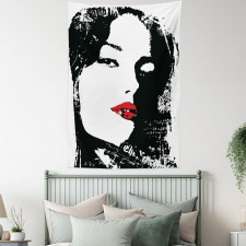 Woman Cool Tapestry