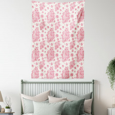 Peonies English Roses Tapestry