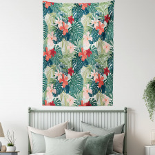 Nature Crepe Ginger Flower Tapestry