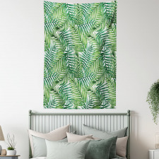 Botanical Wild Palm Trees Tapestry