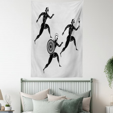 Spartan Runners Body Tapestry