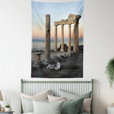 Greece Pillars Tapestry