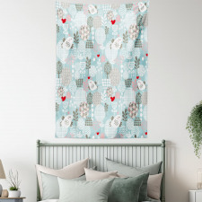 Valentines Birds Tapestry