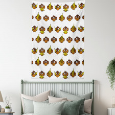 Funny Monkeys Bananas Tapestry