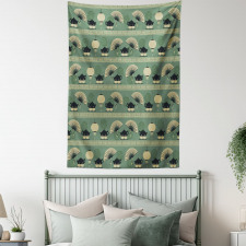 Chinese Culture Tea Tapestry