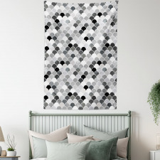 Squama Motif and Scales Tapestry