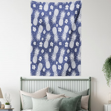 Pineapple Floral Vintage Tapestry