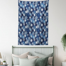 Ornate Snowflakes Xmas Tapestry