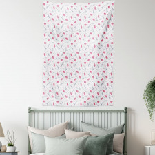 Tasty Retro Macaroons Tapestry