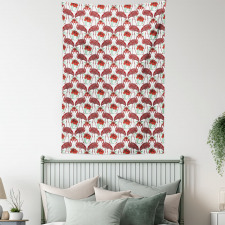 Floral Birds Tapestry