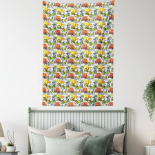 Geometric and Colorful Tapestry