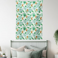 Coconut Aloha Hawaii Tapestry