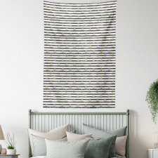 Black Stripes Cruise Tapestry