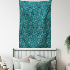 Ocean Line Design Tapestry