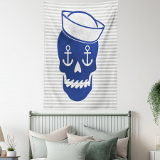 Anchor and Captains Hat Tapestry